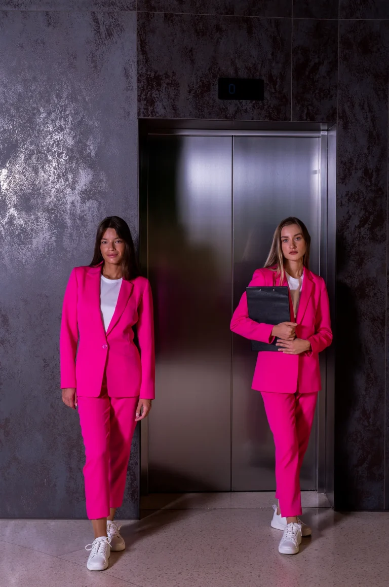 Pink nadrágkosztüm